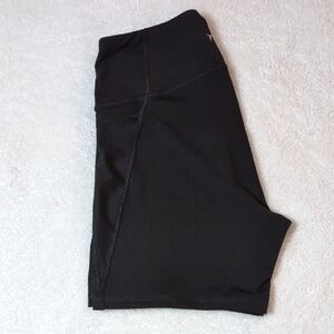 High-Waisted Side-Pocket Elevate Compression Shorts - 5" - Black Jack